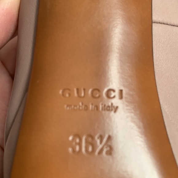 GUCCI Mauve Pink Platform Heels size 36.5 - Picture 6 of 10